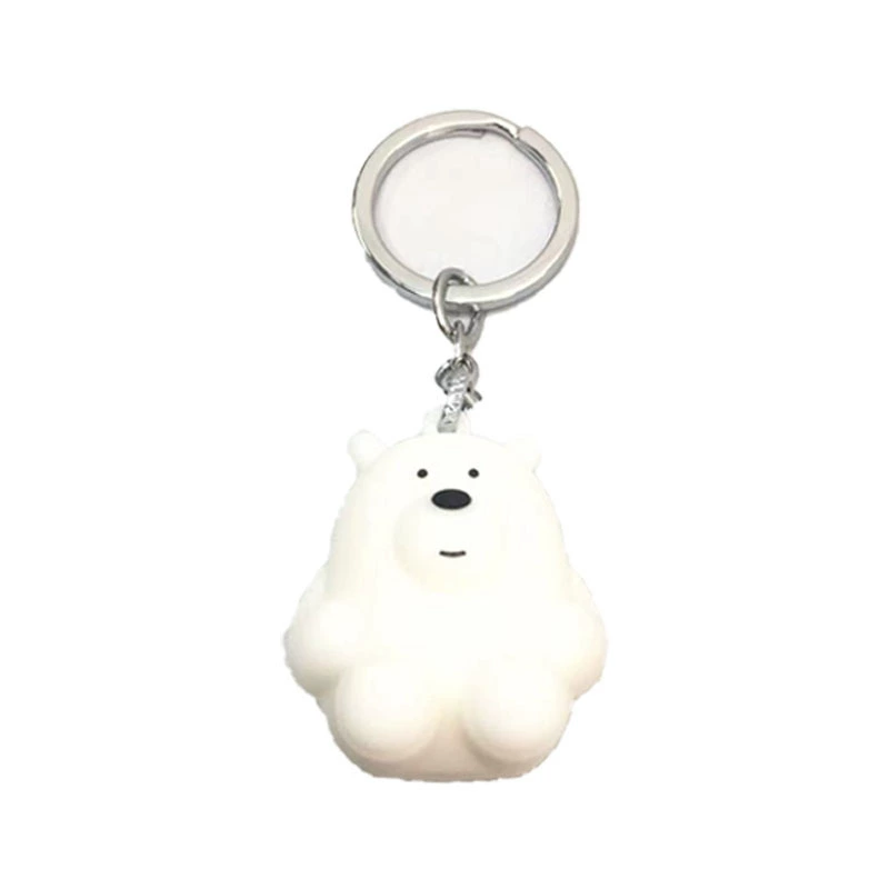 Keychain, three dimensional cute swimming ring, creative pendant, in 3d format, Birthday gift