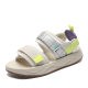 2025 Spring and Autumn New Sports Sandals Women's Internet Popular Thick-soled Casual Women's Shoes Flat Soft-soled Magic Sticker Beach Shoes