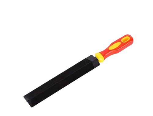 Best-selling triangular file, diamond-shaped file, quick knife sharpener, plastic wood file, large two-color small red handle knife sharpener