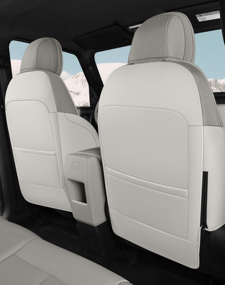 Chery Icarv23/Car Seat Cushion, Universal for All Seasons, Cotton and Linen Full Surround Seat Cover, Fabric Breathable Seat Cushion, Car Cushion