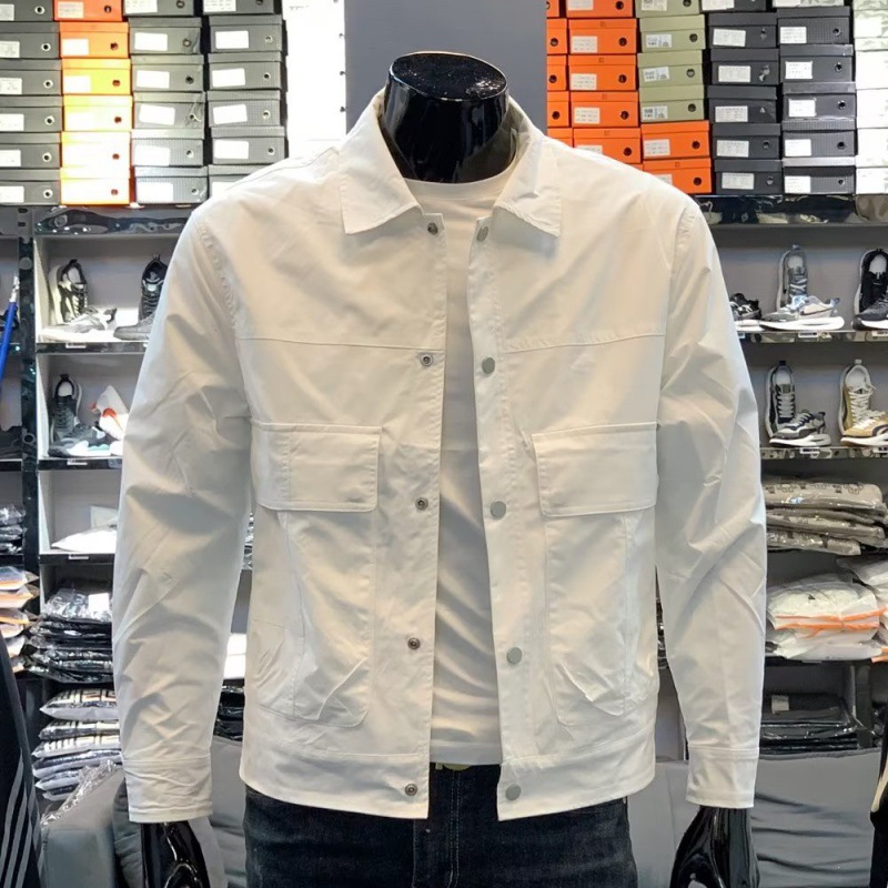 Men's Loose Versatile Jacket 2023 Spring and Autumn New Korean Style Trendy Simple Workwear Casual Men's Coat