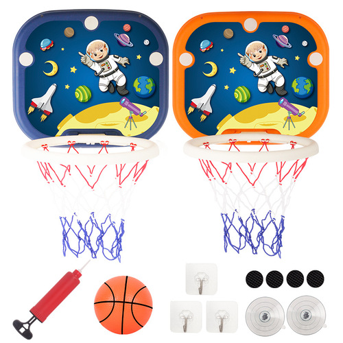 Hot selling no punching wall-mountable children's basketball board reinforced suction cup hanging folding shooting frame children's basketball stand