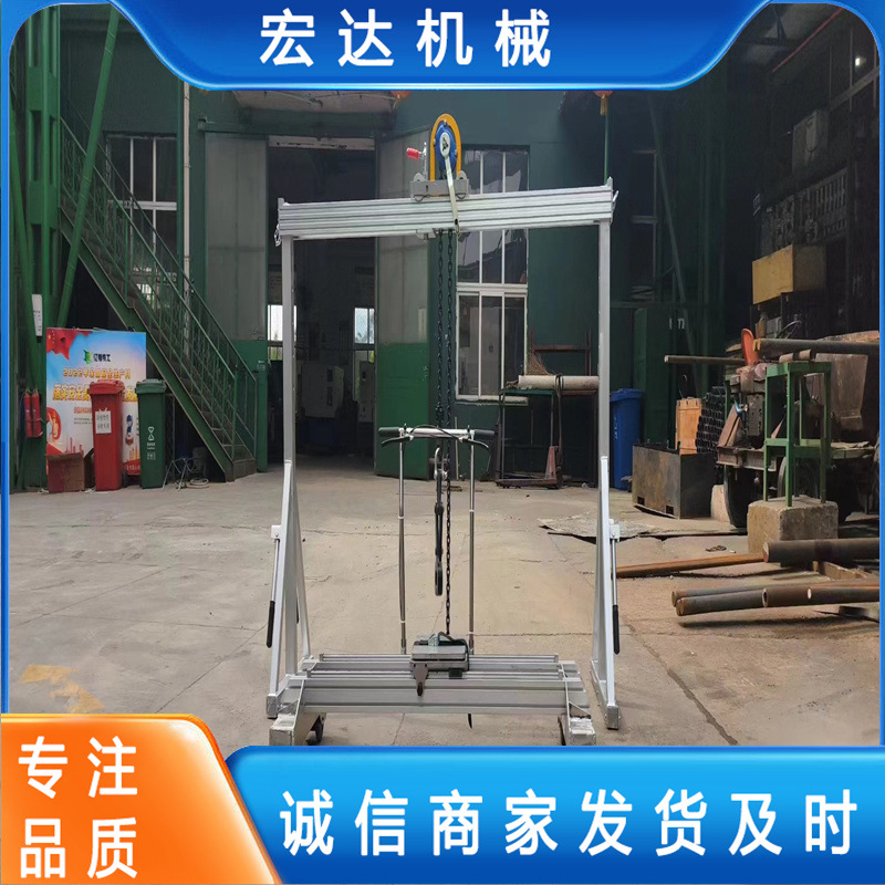 100米电缆托运设备液压单吊轨简易装置铁路用矿用电缆拖挂单轨吊