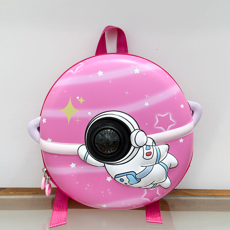 Cartoon astronauta mochila infantil jardín de infantes niños lindos niñas mochila preescolar 3 años mochila 5 años