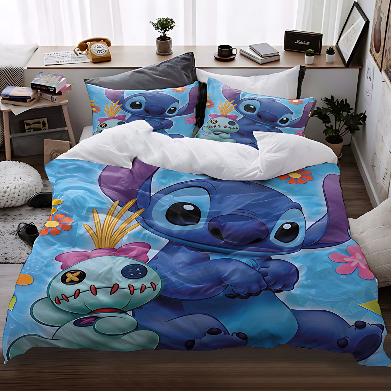 TEMU / JIT Amazon Cute Studdie Pattern HD Digital Printed Edredon Kit para hacer