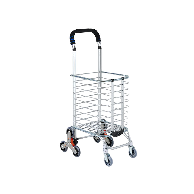 Carrito de Compras Plegable de Aleación de Aluminio Portátil Móvil para Hogar image 13