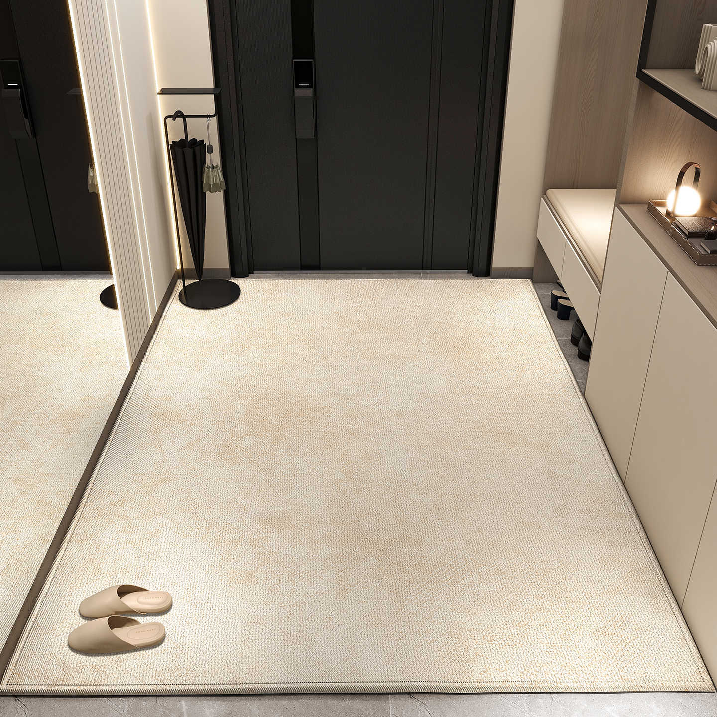 Alfombra de puerta de entrada alfombra de puerta de entrada alfombra de puerta de alta calidad alfombra de puerta doméstica portable de lujo ligero alfombra de pie alfombra de pie