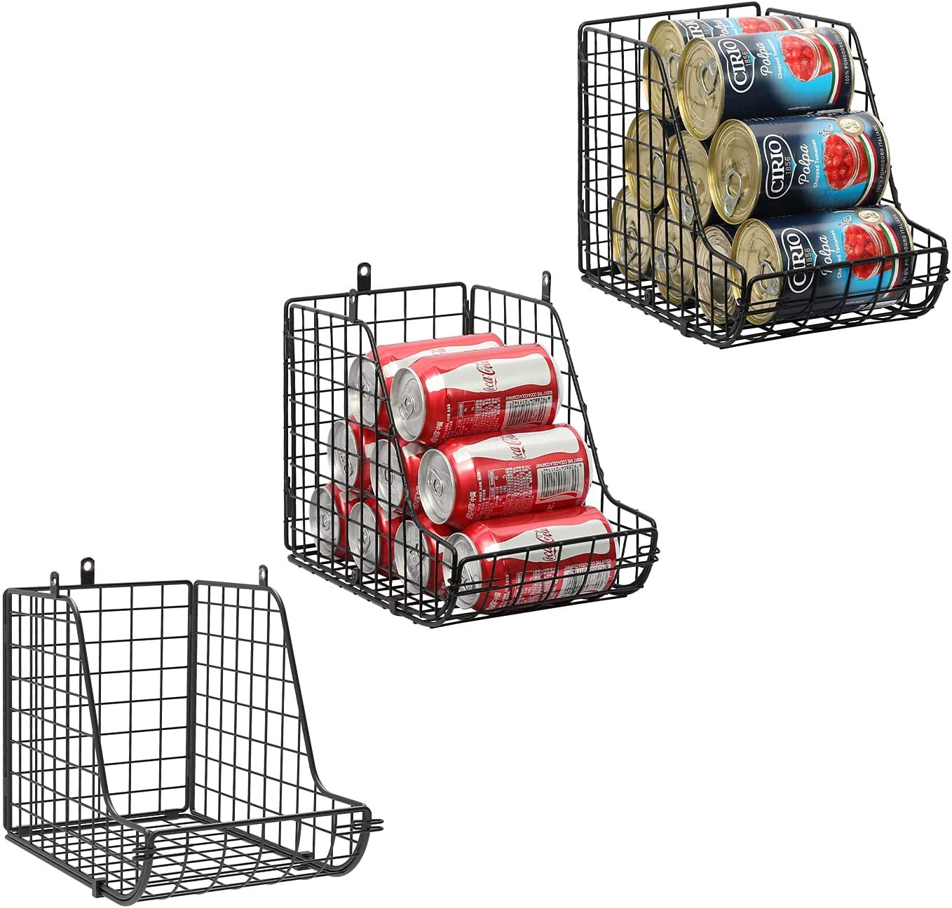 商超食品展示架叠放式罐头架厨房置物架收纳整理架等 定制生产