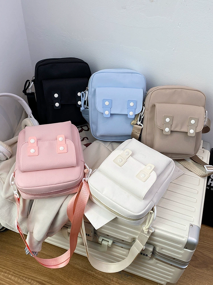 Cartoon one-shoulder bag for traveling