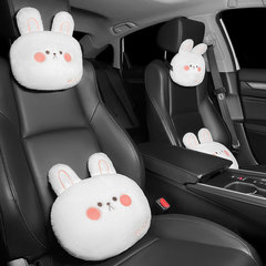 Car seat headrest car neck pillow lumbar pillow car cushion car pair of cute cartoon pillows for women