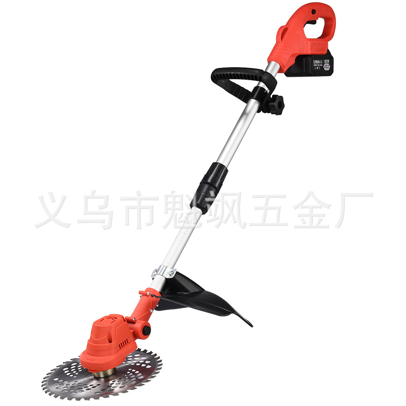 Cortadora de césped eléctrica inalámbrica, desbrozadora, cortadora de césped con batería de litio, recortadora de césped recargable, máquina de podar, cortadora de césped