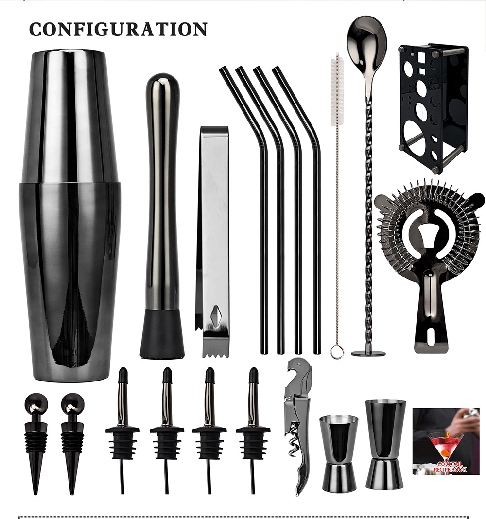 Conjunto de coqueteleira