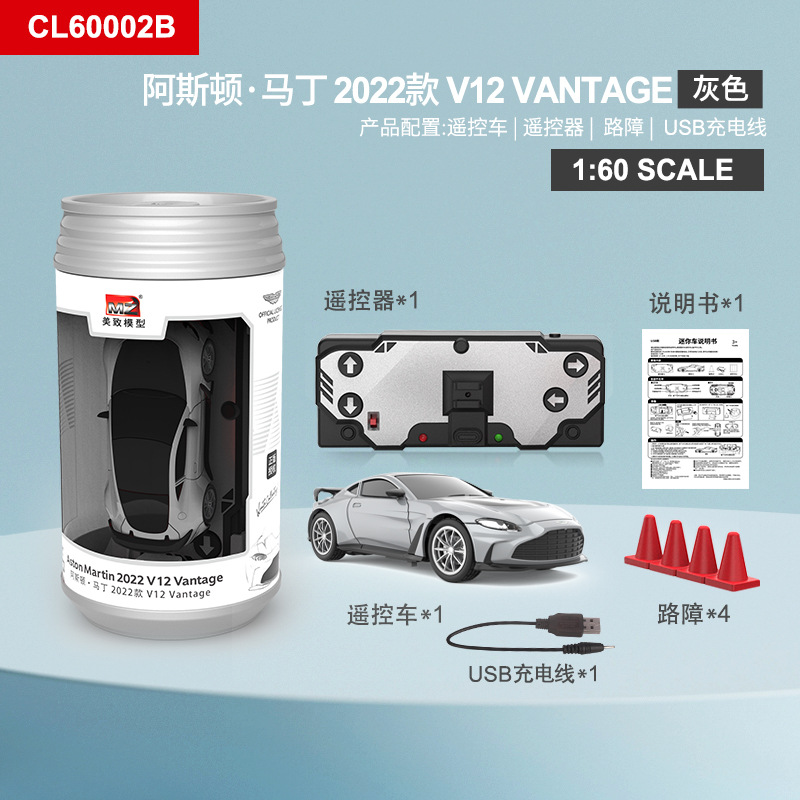 1:60 aston martin b style gray can
