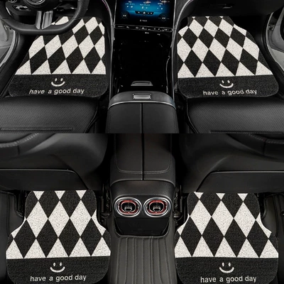Car Floor Mat Wire Ring Main Driver Single Piece Women's Carpet Small Mat Car Mat Anti-Dirty Mat Universal Car Floor Mat