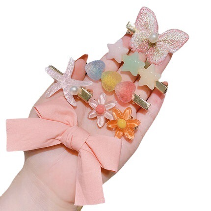 Korean version of summer new children's hairpins girls' hairpins baby cute fruit clips headwear hair accessories wholesale