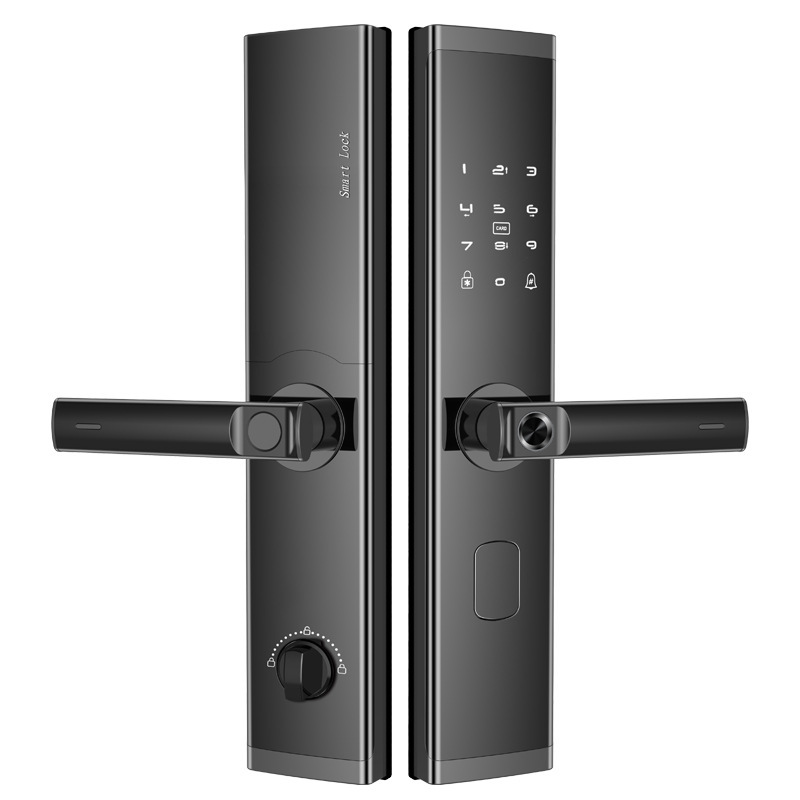 半自動指紋ロック盗難防止ドア家庭用パスワードロックを握ると、スマートロックカードの電子ロックc級ロックコアを握る|undefined