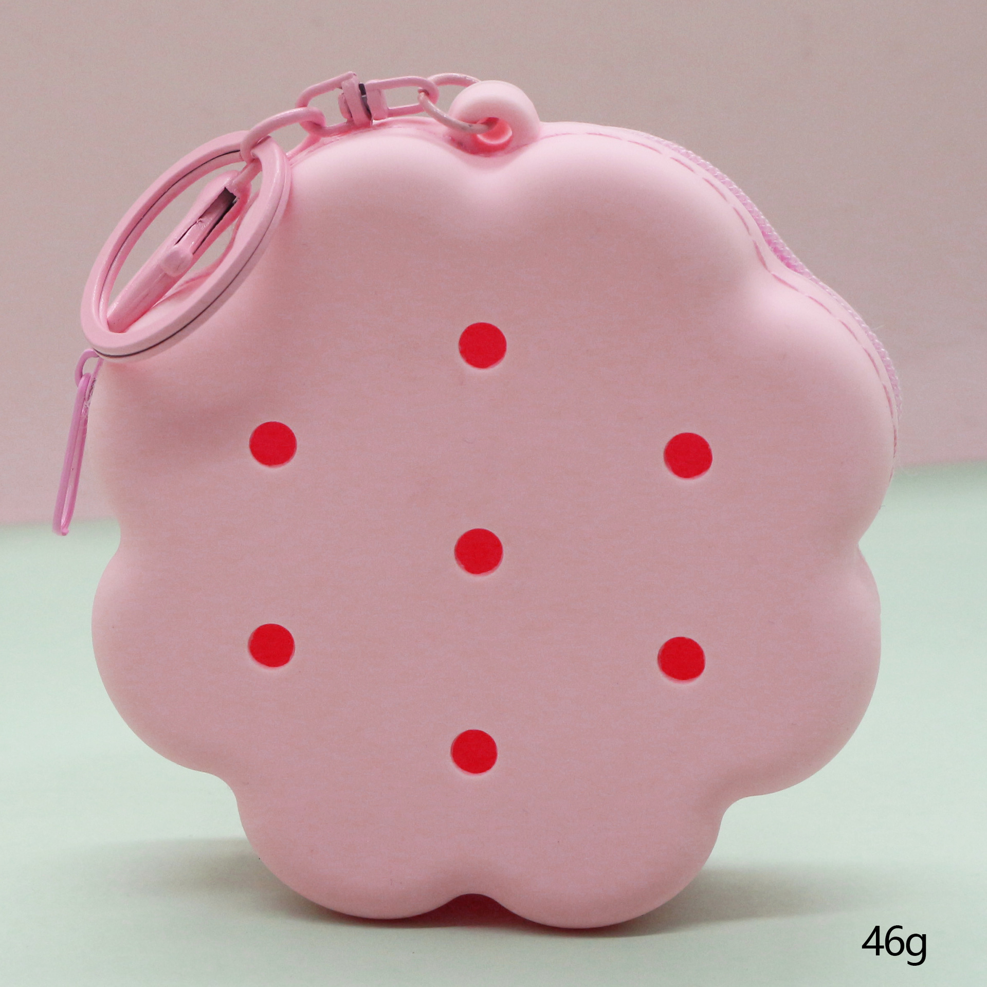 Inventario de dibujos animados de silicona agujero bolsa mini bolso diy bolsa de almacenamiento bolso auriculares llavero colgante regalo