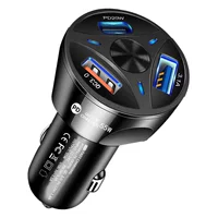Автомобильное зарядное устройство One Drag три пары USB + PD автомобильное зарядное устройство Быстрая зарядка умный многопортовый прикуриватель Быстрая зарядка PD автомобильное зарядное устройство