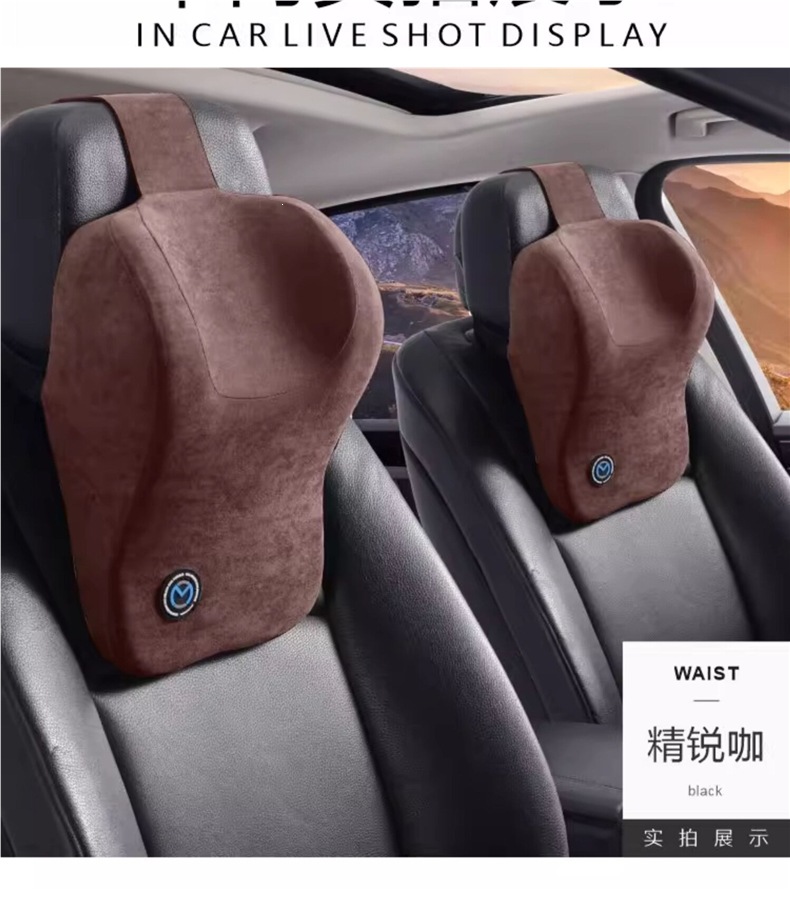Car Headrest, Car Neck Pillow, Cervical Spine Memory Foam Seat Pillow, High-End Comfortable Car Neck Pillow, Cute Pillow