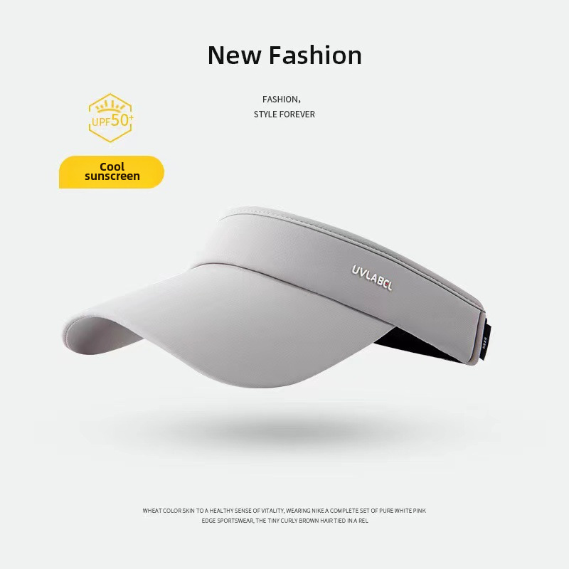 Zonnehoed Heren Zonnebrandcrème Hoed Lege Hoge Hoed Ademende IJs Zijden Zonnehoed Sport Hardloop Outdoor Hoed Duck Tongue Lege Hoge Hoed_voghion.com