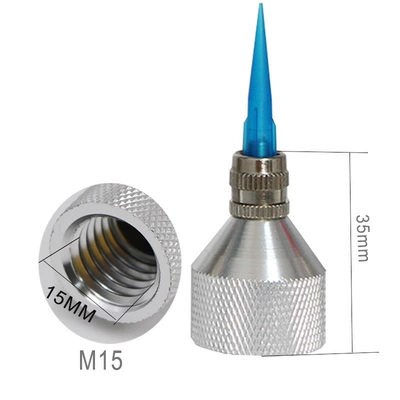 Dispensing Adapter 330CC Metal Yapışqan paylayıcı adapterlər - m15-short-needle
