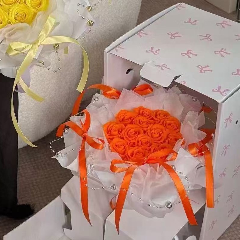 오렌지(완제품) 프리저브드 플라워