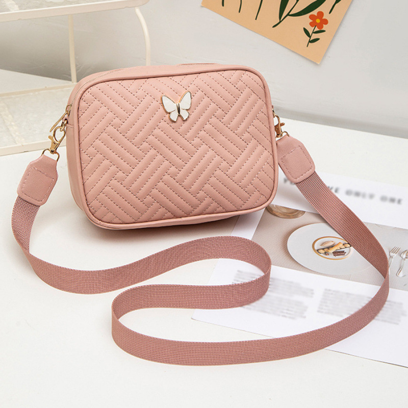 2024 moda casuales flor de camino mochila bolsas de hombro de damas compactas