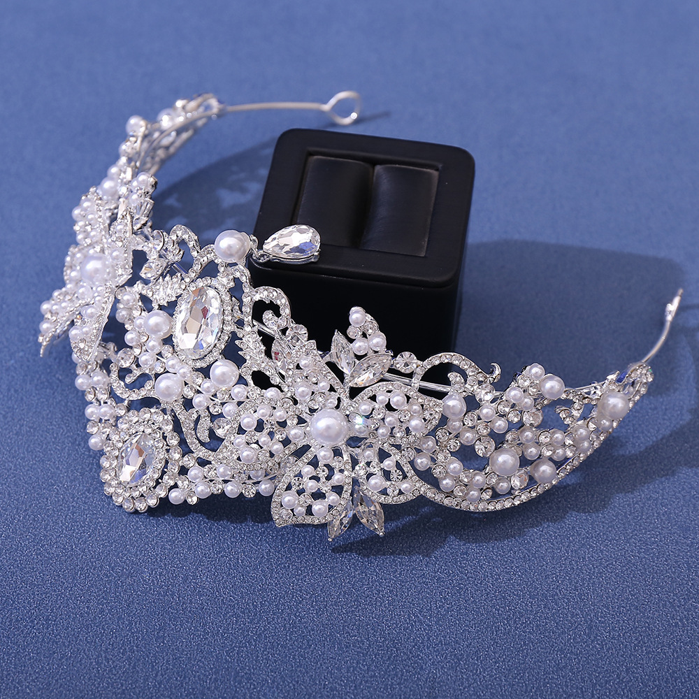 新娘珍珠水晶皇冠
