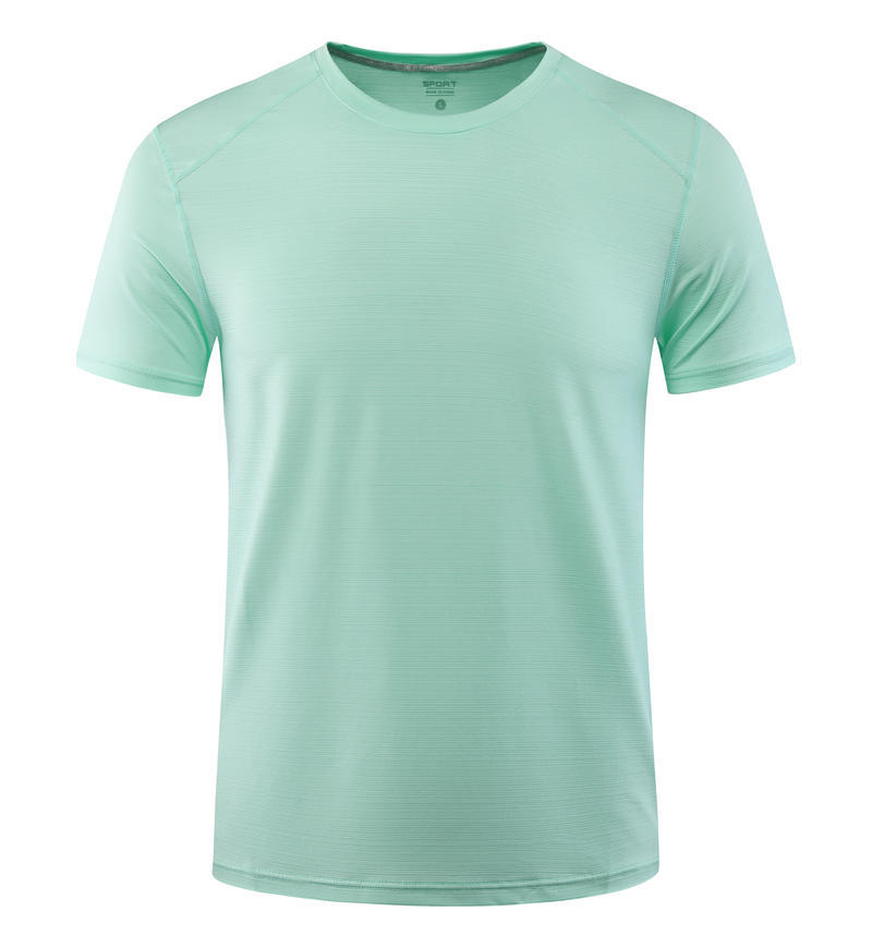 Camiseta helada al por mayor ropa de trabajo impresa LOGO publicidad camiseta cultural de verano cuello redondo de manga corta ropa de secado rápido t