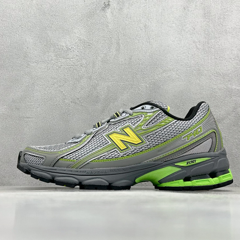 純粋なオリジナル NB740 ランニングシューズ通気性メッシュスポーツシューズ男性と女性のためのレトロな高さのパパシューズカップルファッショナブルな靴|undefined