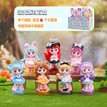 网红热款流光派对盲盒可爱卡通桌面摆件家居装饰女生礼物厂家批发