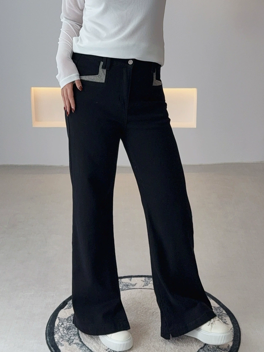 Winter warm jeans for leisure, plus size