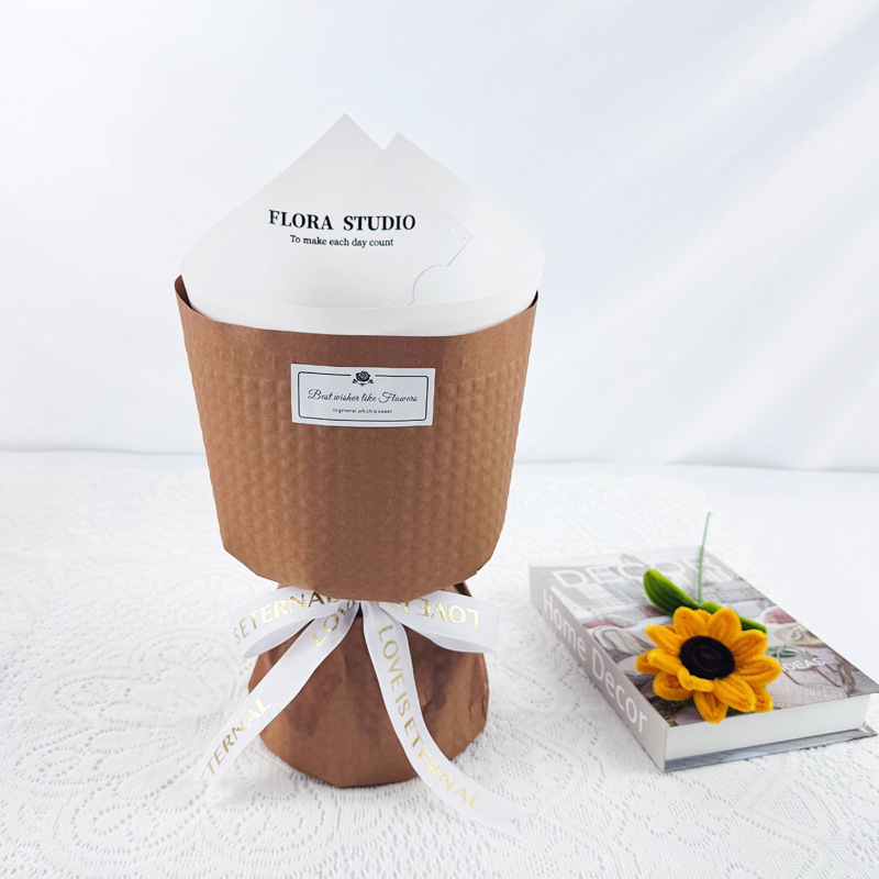 新しいワルツブーケ、半完成花殻、花泥ロリポップ、スナック、DIYフラワーアレンジメント材料、花売りの屋台|undefined