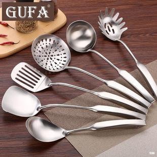 Factory Direct Sale Quality Model 304 Stainless Steel Spatula Cooking Spatula Frying Spatula Hollow Anti-Scald Household Cooking Spatula