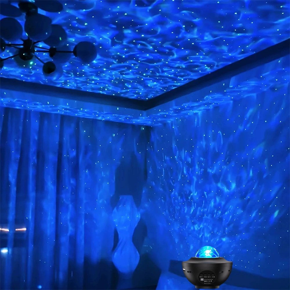 Star Projection Lamp, Bluetooth Night Light with Laser, 10 Modes & 1/2h Timer, 4W USB