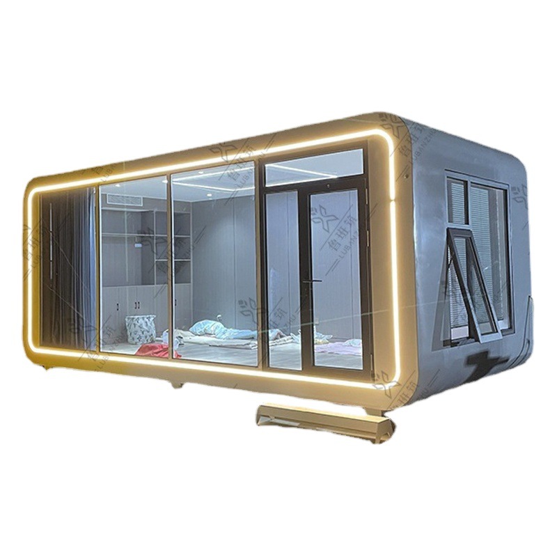 Cabina de oficina integrada móvil toda la casa cápsula espacial de control inteligente B & B punto escénico campamento actividad habitación de hotel alojamiento