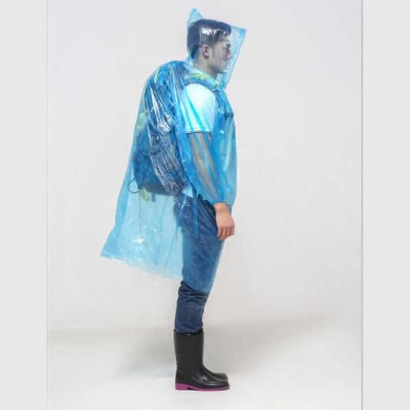43g Ldpe Disposable Pullover Raincoat Pullover Disposable Protective Raincoat with Hood Rope Cuffs with Elastic 43g Ldpe Disposable Pullover Raincoat Pullover Disposable Protective Raincoat with Hood Rope Cuffs with Elastic
