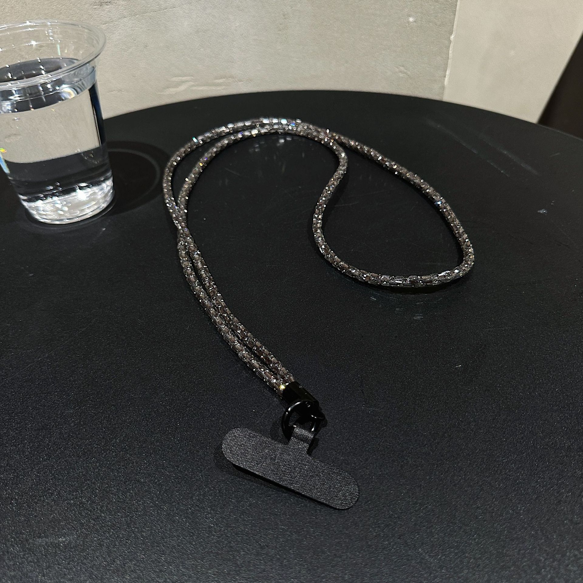 Lujo ligero color diamante de lujo brazalete larga cuerda de teléfono móvil colgante colgante de alta calidad colgante duradero