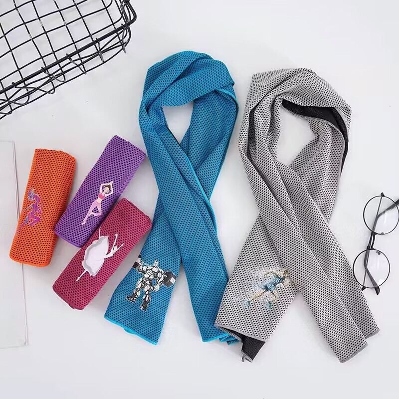 Double-layer Ice-cooling Towel Cold-feeling Towel for Men and Women Sweat Wipe Quick-drying Sports Running Cooling Sweat-absorbing Ice Towel Wrist Towel Double-layer Ice-cooling Towel Cold-feeling Towel for Men and Women Sweat Wipe Quick-drying Sports Running Cooling Sweat-absorbing Ice Towel Wrist Towel