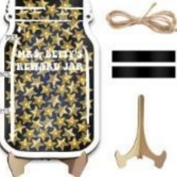 Personalized Moon Reward Jar 带代币的星星奖励 存钱罐儿童礼物|undefined