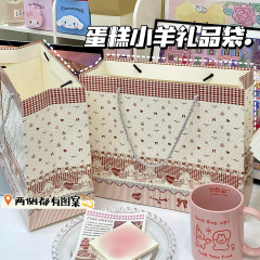 オリジナル大サイズケーキ小羊ギフトバッグ漫画高颜値大容量耐久性ショッピングギフト包装袋