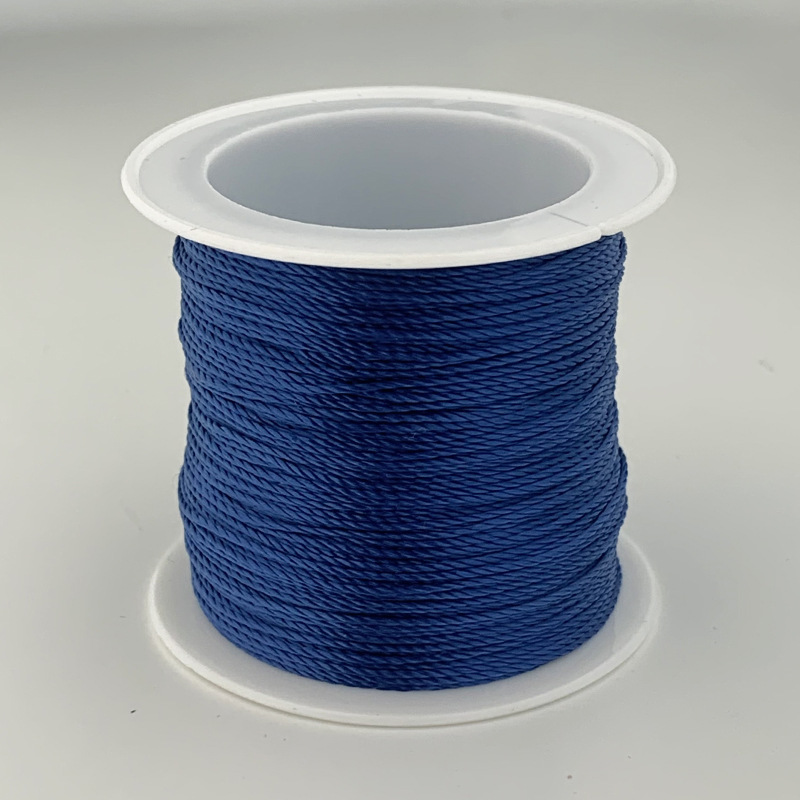 12 hilos de alambre trenzado hilo rojo hilo de color Morandi cuerda trenzada collar cuerda cuerda trenzada a mano material de bricolaje