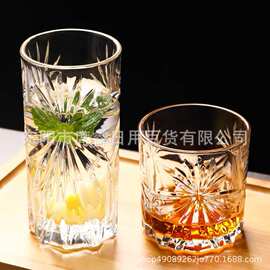 酒店KTV高档威士忌洋酒杯家用轻奢奔马啤酒杯水杯子咖啡果茶杯