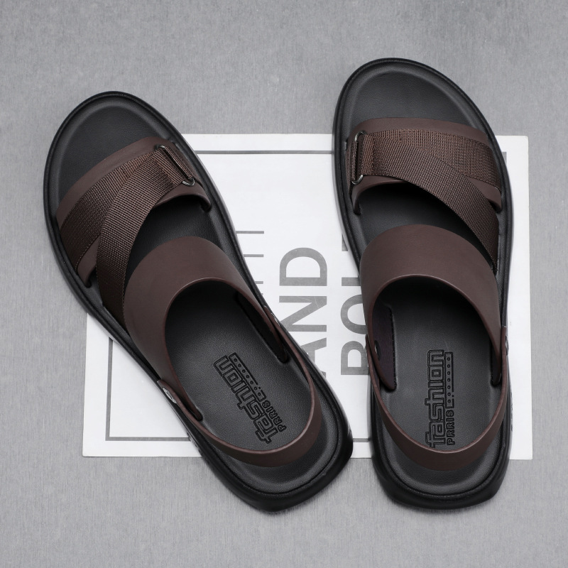 Men's sandals summer 2023 new trend casu...