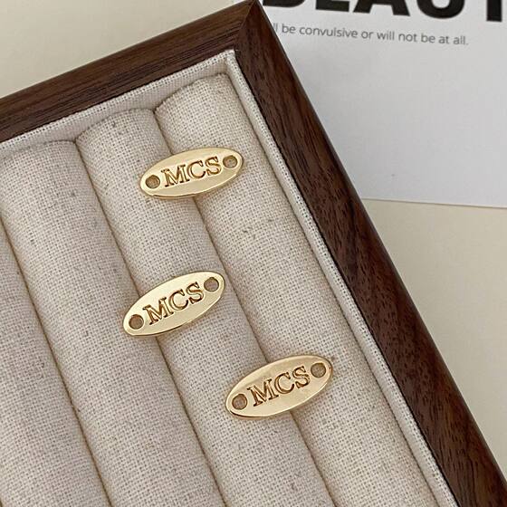 Factory Direct Sales New Jewelry Zinc Alloy Jewelry Oval English Decorative Buckle Clothing Jewelry Shoes and Hats Decorative Buckle