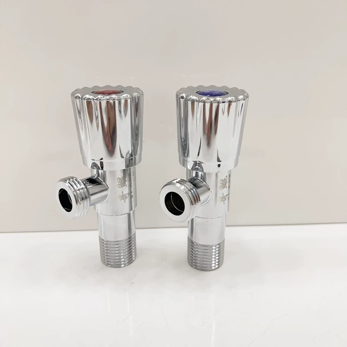 Нержавеющая сталь утолщенный треугольный клапан унитаз впускной клапан горячей и холодной воды переключатель водонагреватель угловой клапан цветочный барабан колеса медный сердечник угловой клапан