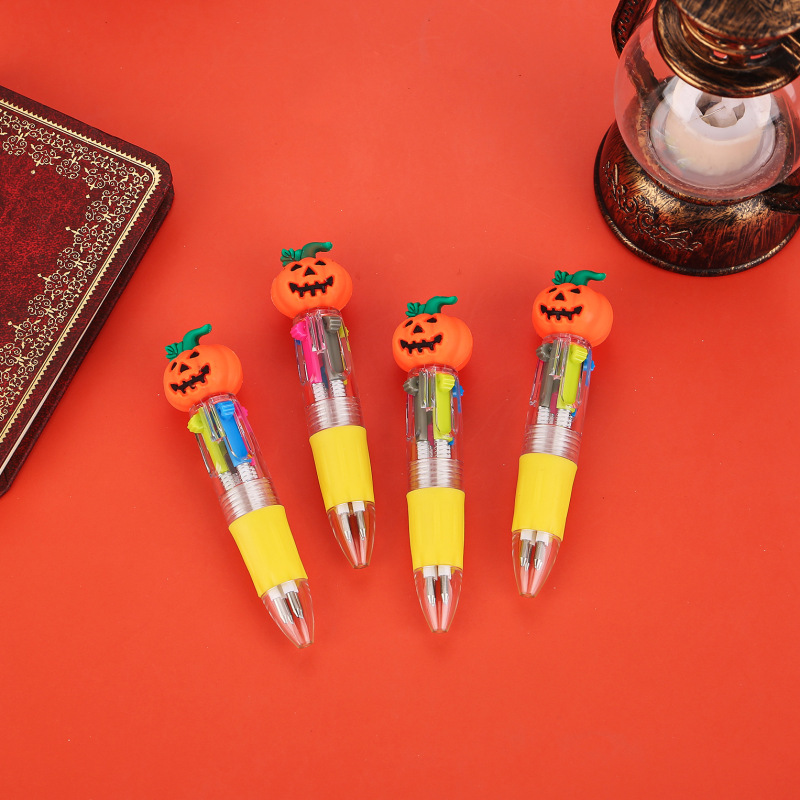 クロスボーダーハロウィンミニ4色ボールペンかわいい漫画カラーペンギフト小学生賞品卸売|undefined