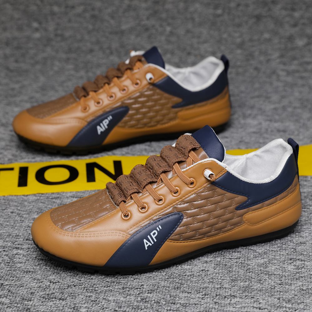 New foreign trade men's shoes, low-top casual sneakers, men's slip-on lazy shoes, trendy beans shoes for men