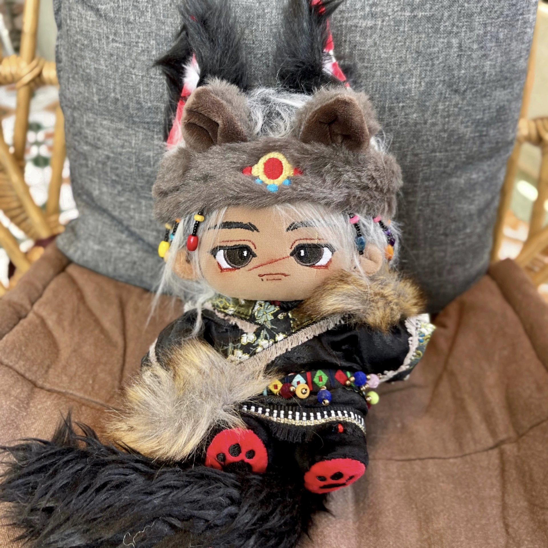 漫可布 Оригинальная хлопковая кукла, скелет, 20 см.