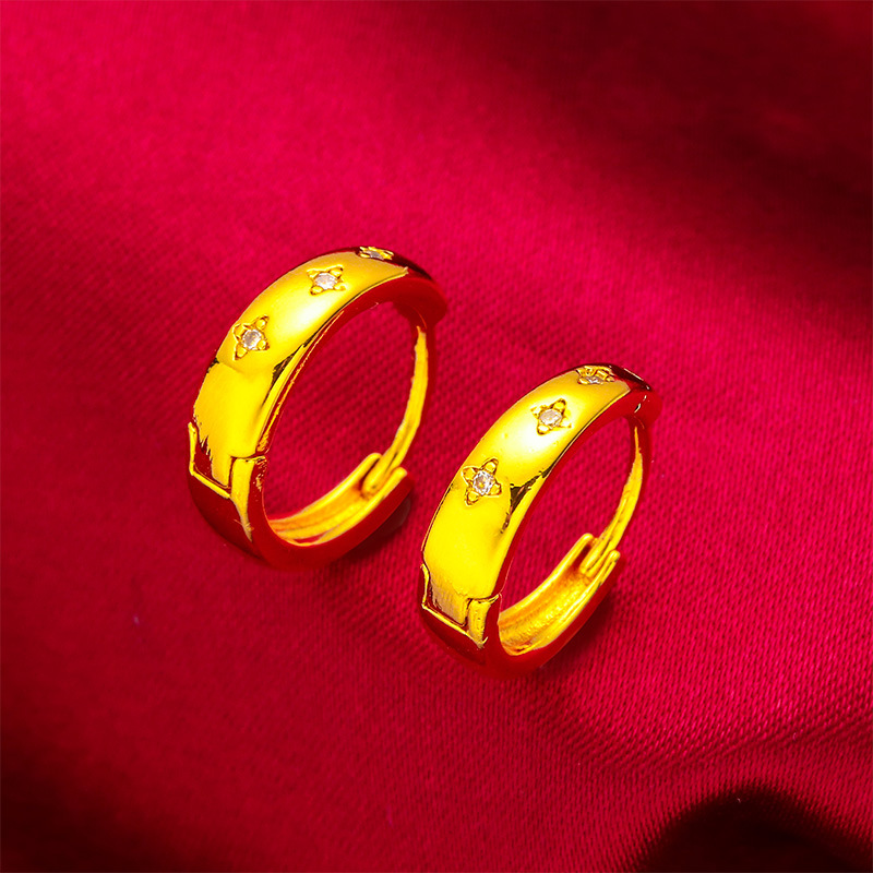 Unisex Jewelry Fashion Rhinestone earrings Jewelry earrings earrings streaming generation star earrings_voghion.com